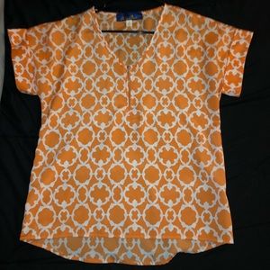 Francesca’s Patterned Blouse